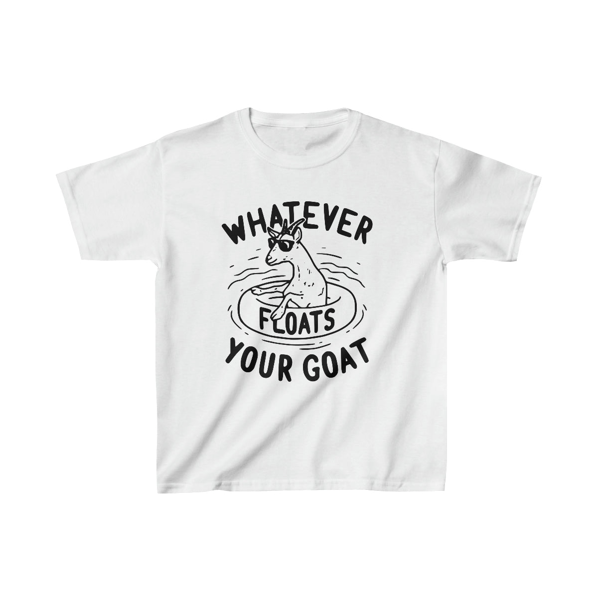 *Whatever Floats Your Goat* Kids Heavy Cotton™ Tee